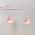 Kinkiet NOX 2 różowy z włącznikiem SL.2515 SOLLUX