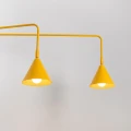 Kinkiet NOX 2 żółty z włącznikiem SL.2517 SOLLUX