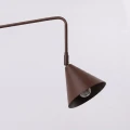 Kinkiet NOX 2 brązowy z włącznikiem SL.2519 SOLLUX