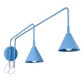 Kinkiet NOX 2 błękitny z włącznikiem SL.2520 SOLLUX