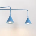 Kinkiet NOX 2 błękitny z włącznikiem SL.2520 SOLLUX