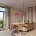 Lampa wisząca NOX 40 czerwona SL.2548 SOLLUX