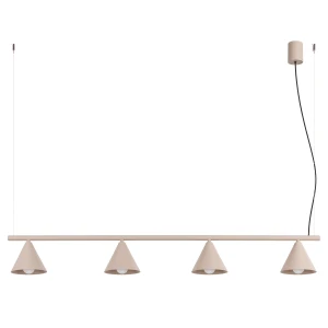 Żyrandol NOX 4L taupe SL.2557 SOLLUX