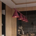 Żyrandol NOX 4L burgund SL.2558 SOLLUX