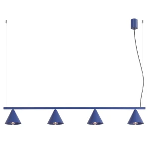 Żyrandol NOX 4L ultramaryna SL.2559 SOLLUX