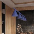 Żyrandol NOX 4L ultramaryna SL.2559 SOLLUX