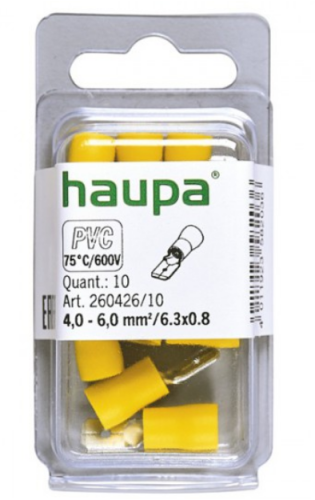 Haupa 260426/10 - Wsuwka izolowana 4,0-6/0,8X6,3