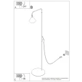 Lampa podłogowa NOX różowa SL.2590 SOLLUX
