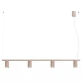 Żyrandol KARBON 4 taupe SL.2718 SOLLUX