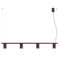 Żyrandol KARBON 4 burgund SL.2719 SOLLUX