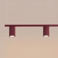 Żyrandol KARBON 4 burgund SL.2719 SOLLUX