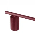 Żyrandol KARBON 4 burgund SL.2719 SOLLUX