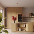 Żyrandol KARBON 4 czerwona SL.2724 SOLLUX