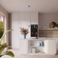 Żyrandol KARBON 4 błękitna SL.2726 SOLLUX