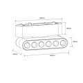 Reflektor Magnetic Slim Blaze 6W LED CCT czarny LP-616-MAG SLIM 6W CCT BK Light Prestige
