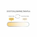Reflektor Magnetic Slim Blaze 6W LED CCT biały LP-616-MAG SLIM 6W CCT WH Light Prestige