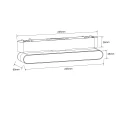 Reflektor Magnetic Slim Fizz 12W LED CCT czarny LP-626-MAG SLIM 12W CCT BK Light Prestige
