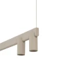 Lampa wisząca FOURTY LINE LED 8W + 7xGU10 beżowa 12294 Nowodvorski