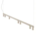 Lampa wisząca FOURTY LINE LED 8W + 7xGU10 beżowa 12294 Nowodvorski