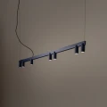 Lampa wisząca FOURTY LINE LED 8W + 7xGU10 granatowa 12293 Nowodvorski