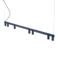 Lampa wisząca FOURTY LINE LED 8W + 7xGU10 granatowa 12293 Nowodvorski