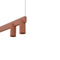Lampa wisząca FOURTY  LINE LED 8W + 7xGU10 terakota 12423 Nowodvorski