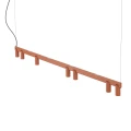 Lampa wisząca FOURTY  LINE LED 8W + 7xGU10 terakota 12423 Nowodvorski