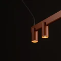 Lampa wisząca FOURTY  LINE LED 8W + 7xGU10 terakota 12423 Nowodvorski
