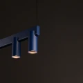 Lampa wisząca FOURTY LINE LED 8W + 8xGU10 granatowa 12290 Nowodvorski
