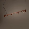 Lampa wisząca FOURTY  LINE LED 8W + 8xGU10 terakota 12424 Nowodvorski