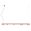 Lampa wisząca FOURTY  LINE LED 8W + 8xGU10 terakota 12424 Nowodvorski