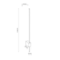 LIXA WHITE KINKIET LED 18W 18299 TK Lighting