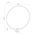 VEXA BROWN KINKIET LED 30W 18309 TK Lighting