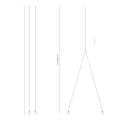 ZESTAW DO PODWIESZENIA HONEY COMB 18318 TK Lighting
