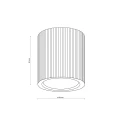 EVE CORTE WOOD ORZECH LAMPA SUFITOWA 1XGU10 11778 TK Lighting