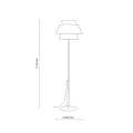 KALUM WOOD LAMPA PODŁOGOWA 1XE27 16225 TK Lighting