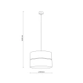 DORMA WOOD JUTA LAMPA WISZĄCA 1XE27 11786 TK Lighting