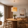 DORMA WOOD JUTA LAMPA WISZĄCA 1XE27 11787 TK Lighting