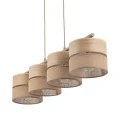 DORMA WOOD JUTA LAMPA WISZĄCA 4XE27 11789 TK Lighting