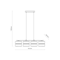 DORMA WOOD JUTA LAMPA WISZĄCA 4XE27 11789 TK Lighting