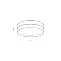 DORMA WOOD JUTA LAMPA SUFITOWA 4XE27 11791 TK Lighting