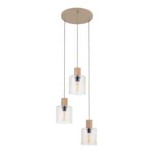 SIERRA WOOD LAMPA WISZĄCA 3XE27 11801 TK Lighting