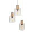 SIERRA WOOD LAMPA WISZĄCA 3XE27 11801 TK Lighting