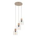 SIERRA WOOD LAMPA WISZĄCA 3XE27 11801 TK Lighting
