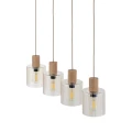 SIERRA WOOD LAMPA WISZĄCA 4XE27 11802 TK Lighting