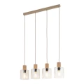 SIERRA WOOD LAMPA WISZĄCA 4XE27 11802 TK Lighting