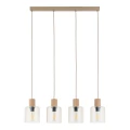 SIERRA WOOD LAMPA WISZĄCA 4XE27 11802 TK Lighting