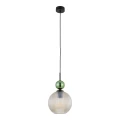 SOPHIA BIG GREEN COGNAC LAMPA WISZĄCA 1XE27 10930 TK Lighting