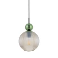 SOPHIA BIG GREEN COGNAC LAMPA WISZĄCA 1XE27 10930 TK Lighting