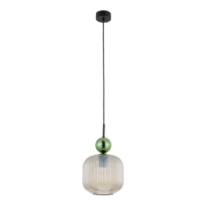 SOPHIA BIG GREEN COGNAC LAMPA WISZĄCA 1XE27 11372 TK Lighting